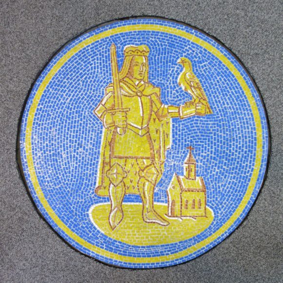 Mozaïek St Bavo districtshuis Wilrijk-logo -Mozaïekatelier Colorito-Natasja Mulder